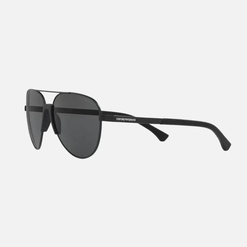 Emporio Armani Men's 61mm Sunglasses, Matte Black/Grey